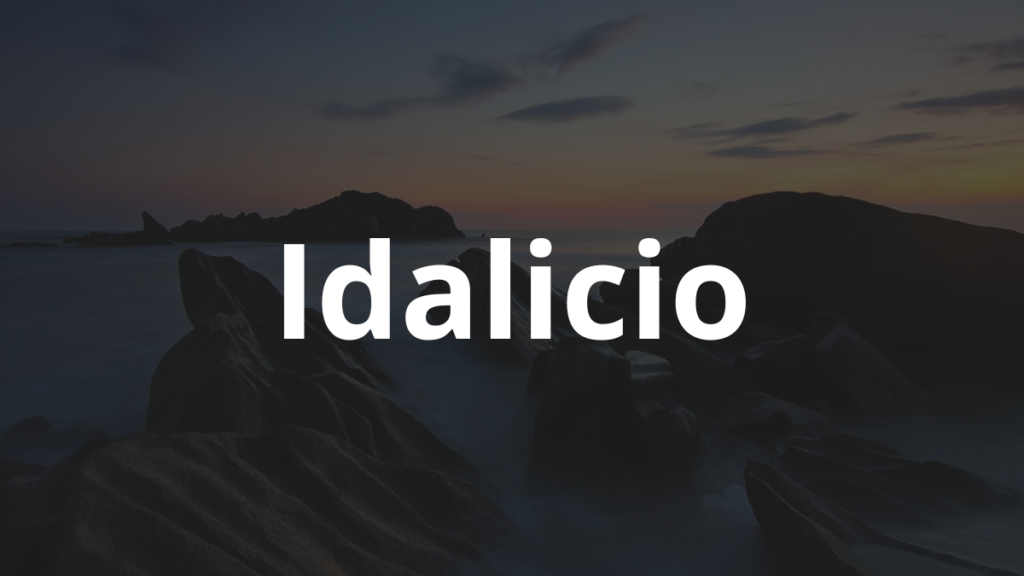 Significado do nome Idalicio: História e origem! 1 Significado do nome Idalicio
