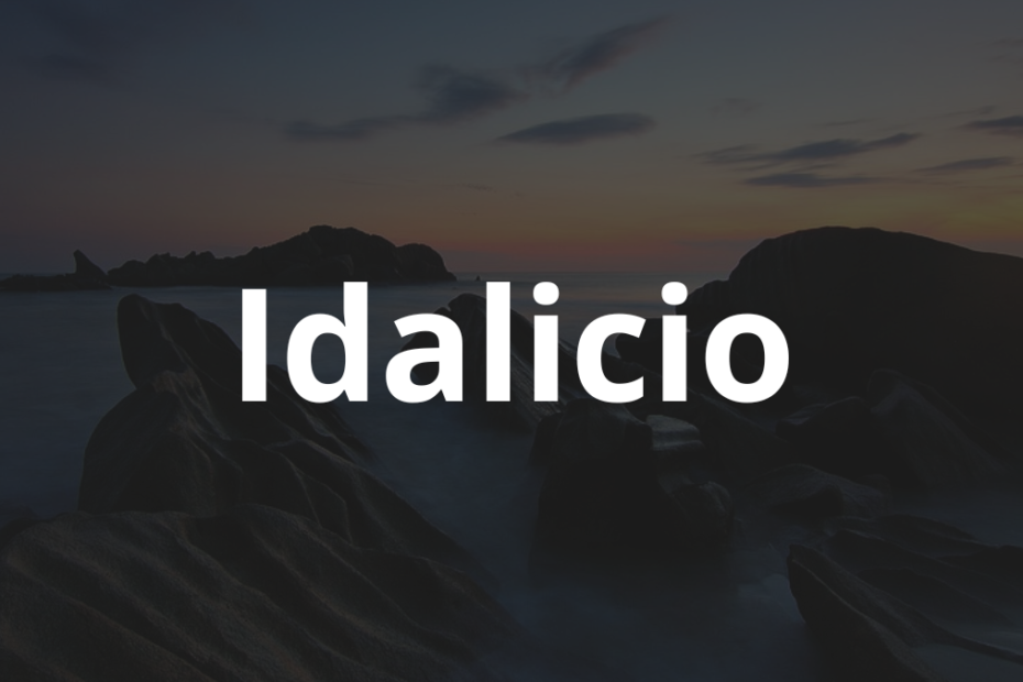 Significado do nome Idalicio: História e origem! 1 Significado do nome Idalicio