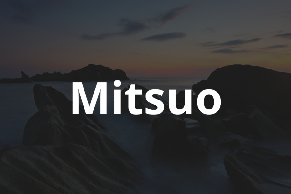 Significado do nome Mitsuo: História e origem! 11 Significado do nome Mitsuo