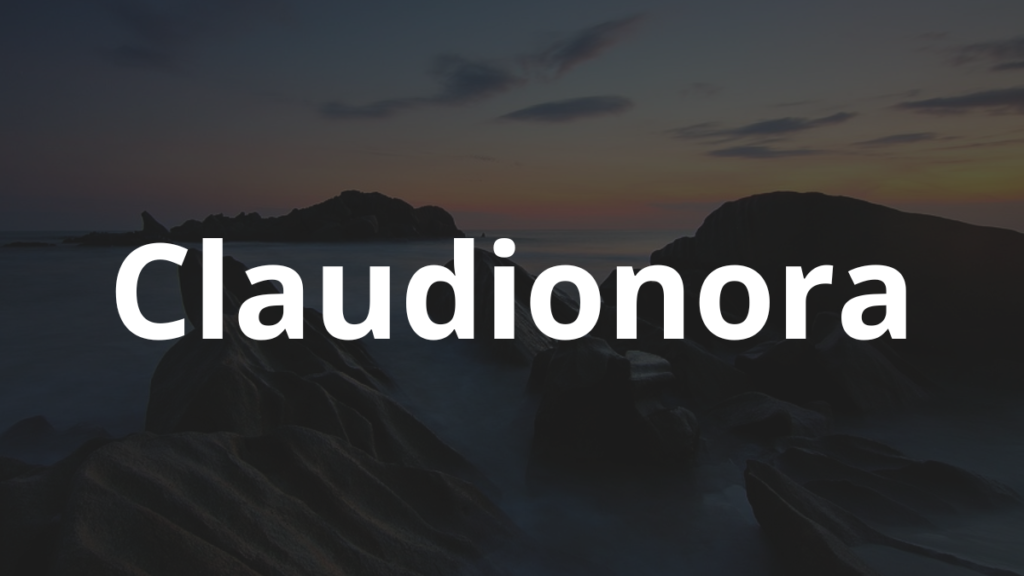 Significado do nome Claudionora