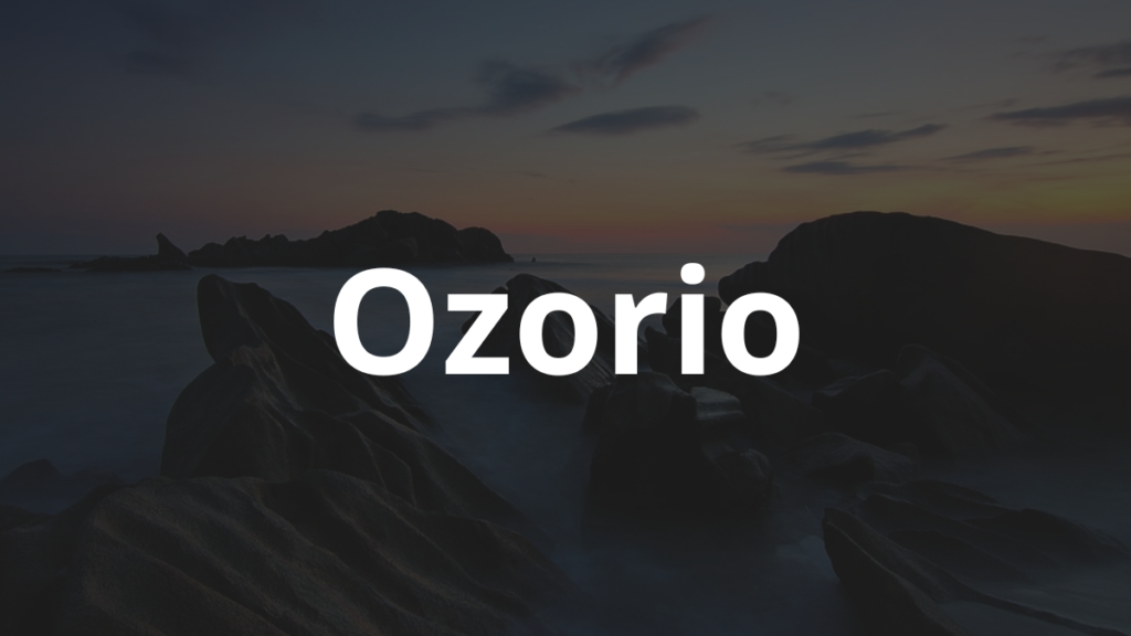 Significado do nome Ozorio: História e origem! 1 Significado do nome Ozorio