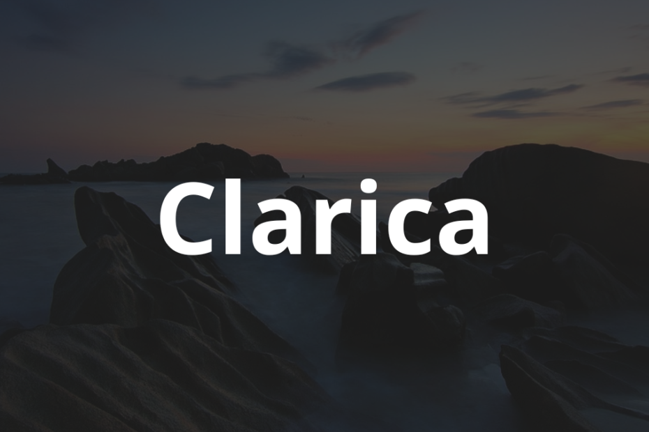 Significado do nome Clarica: História e origem! 7 Significado do nome Clarica