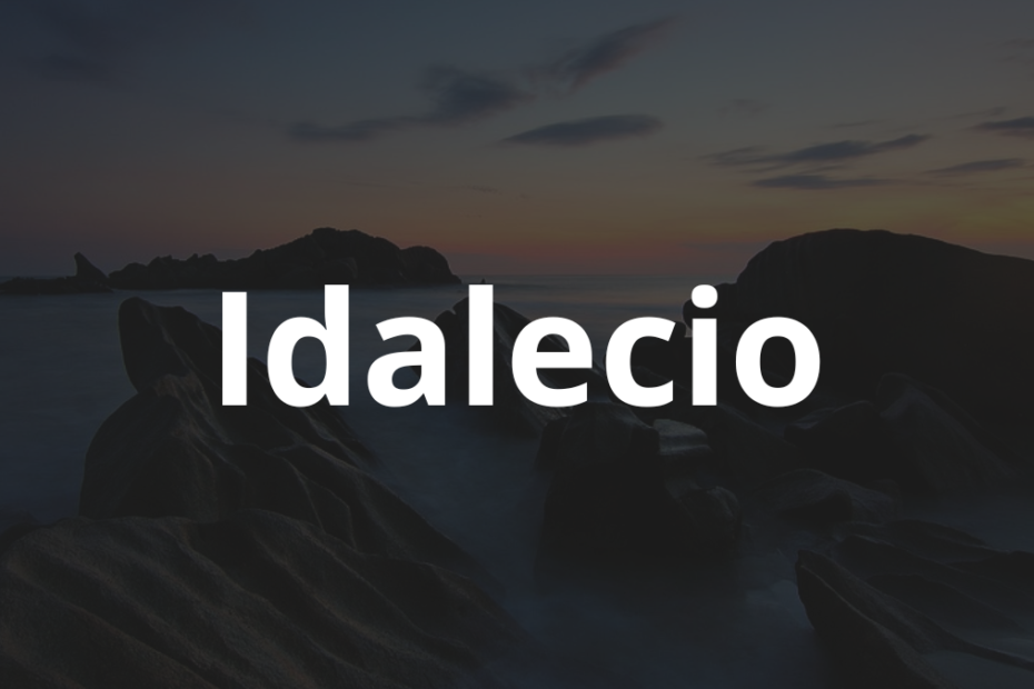 Significado do nome Idalecio: História e origem! 1 Significado do nome Idalecio