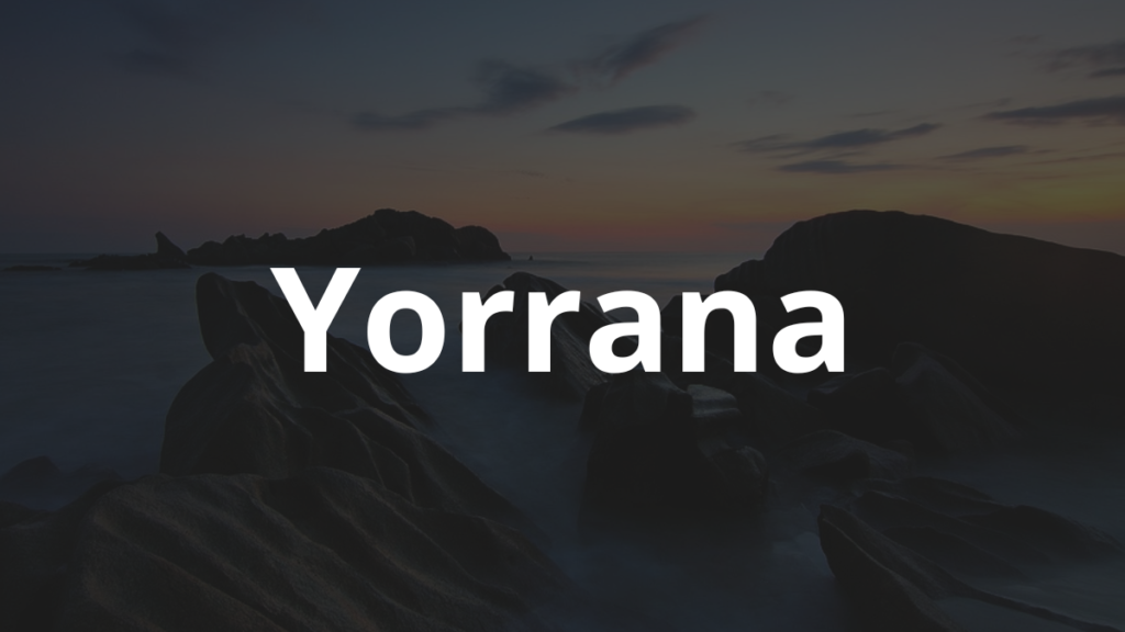 Significado do nome Yorrana