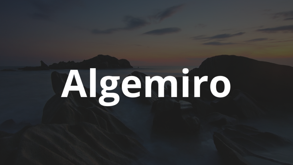 Significado do nome Algemiro