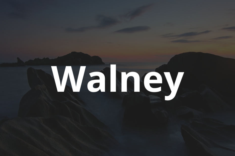 Significado do nome Walney: História e origem! 10 Significado do nome Walney