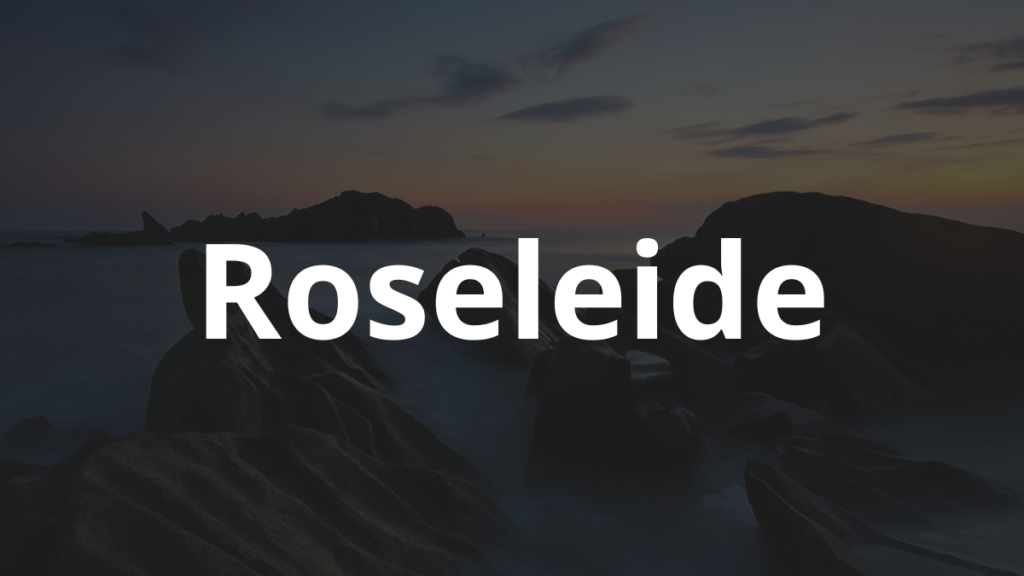 Significado do nome Roseleide: História e origem! 1 Significado do nome Roseleide
