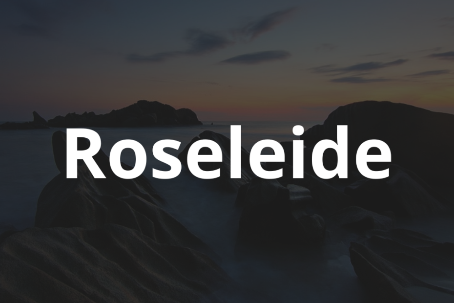 Significado do nome Roseleide: História e origem! 4 Significado do nome Roseleide