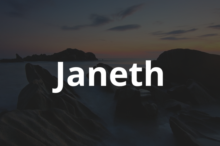 Significado do nome Janeth