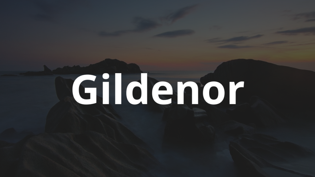 Significado do nome Gildenor: História e origem! 1 Significado do nome Gildenor