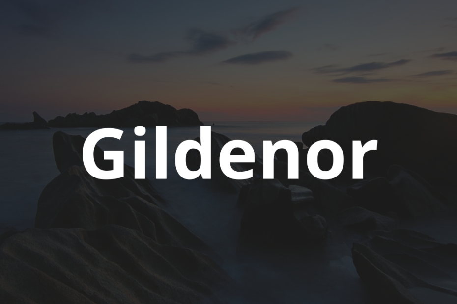 Significado do nome Gildenor