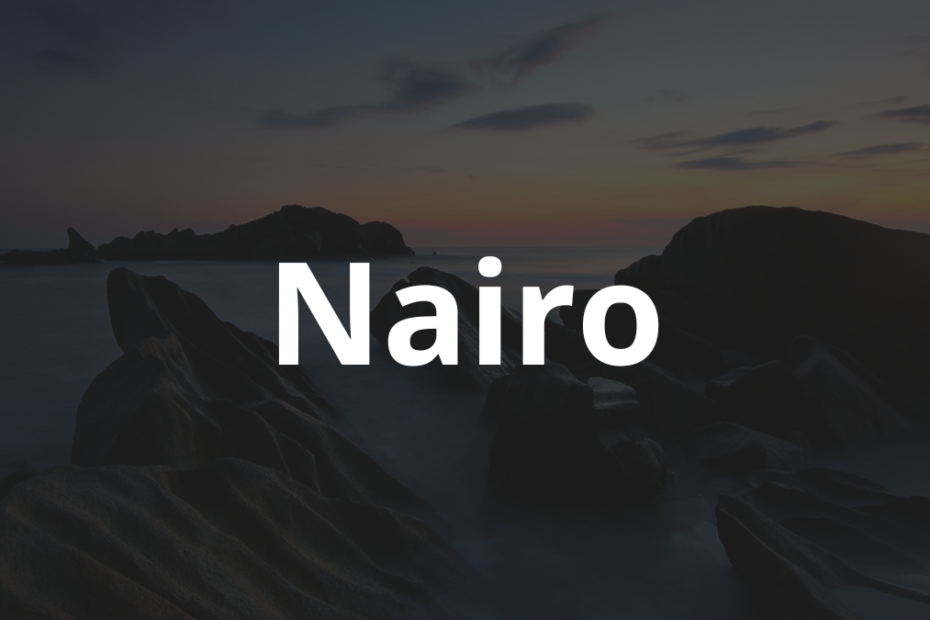 Significado do nome Nairo