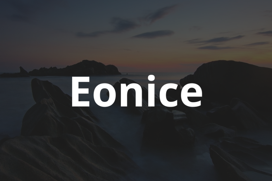 Significado do nome Eonice