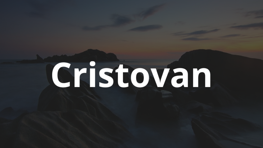 Significado do nome Cristovan