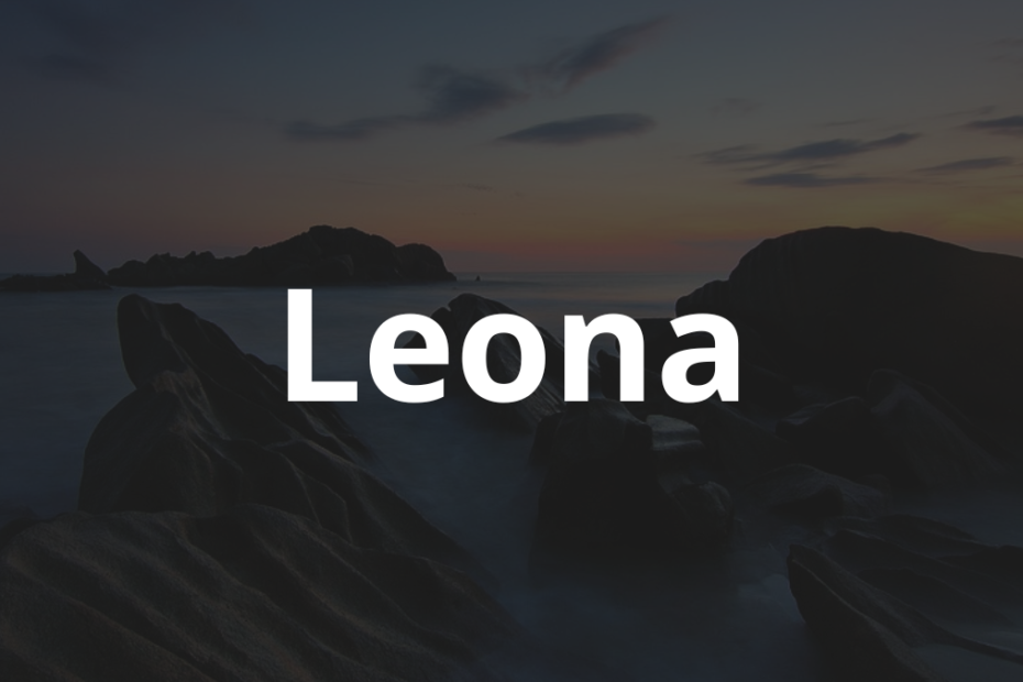 Significado do nome Leona