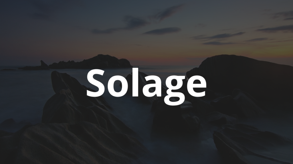 Significado do nome Solage
