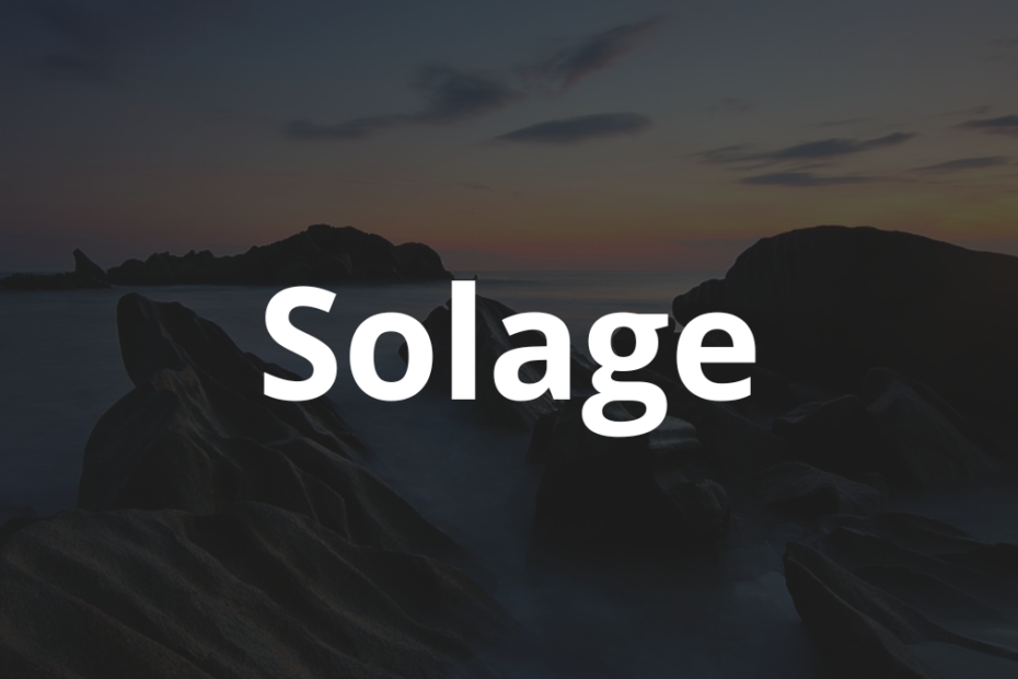 Significado do nome Solage