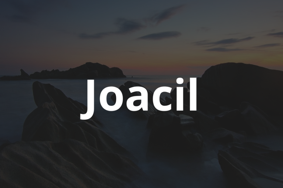 Significado do nome Joacil