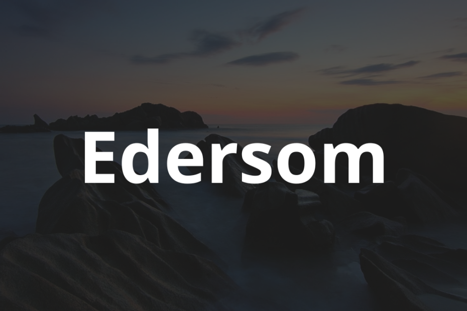 Significado do nome Edersom: História e origem! 9 Significado do nome Edersom