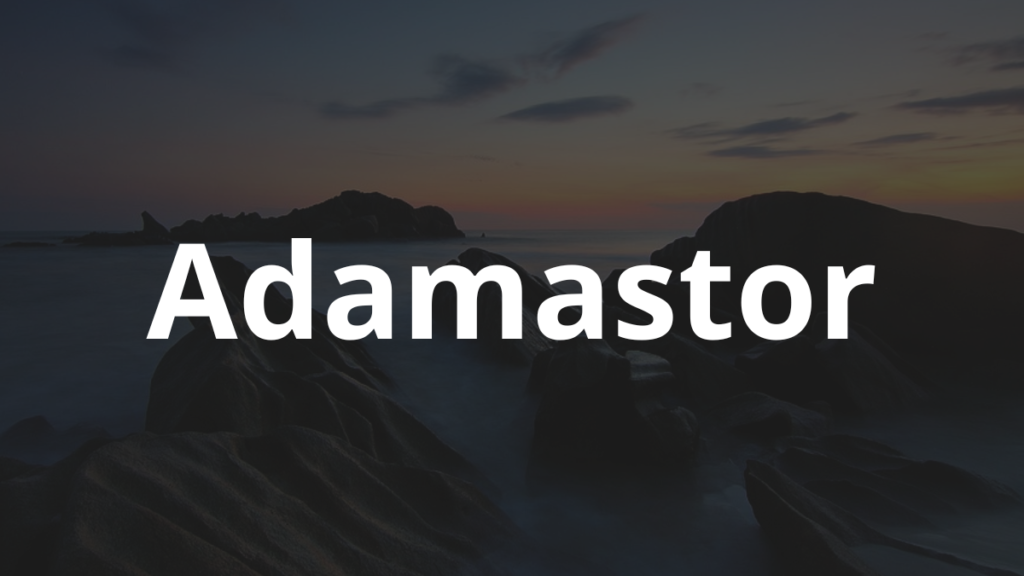 Significado do nome Adamastor