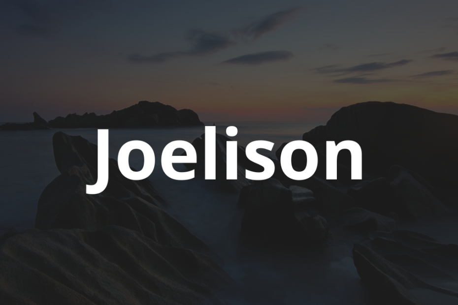 Significado do nome Joelison: História e origem! 11 Significado do nome Joelison