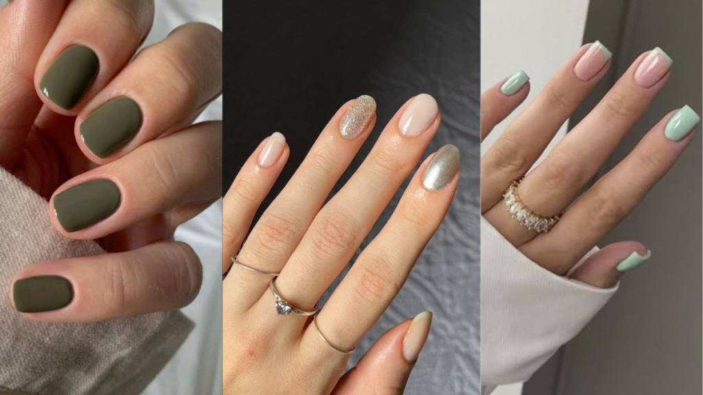 Unhas Curtas: Conheça as melhores ideias e inspirações! 3 Unhas Curtas verdinhas