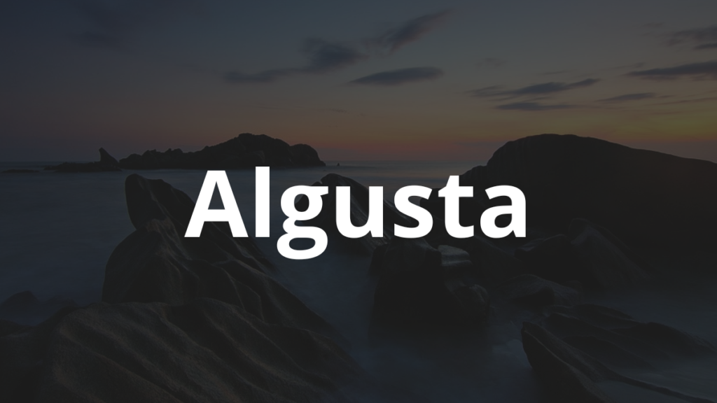 Significado do nome Algusta: História e origem! 1 Significado do nome Algusta