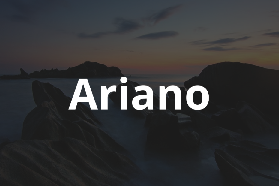 Significado do nome Ariano: História e origem! 11 Significado do nome Ariano