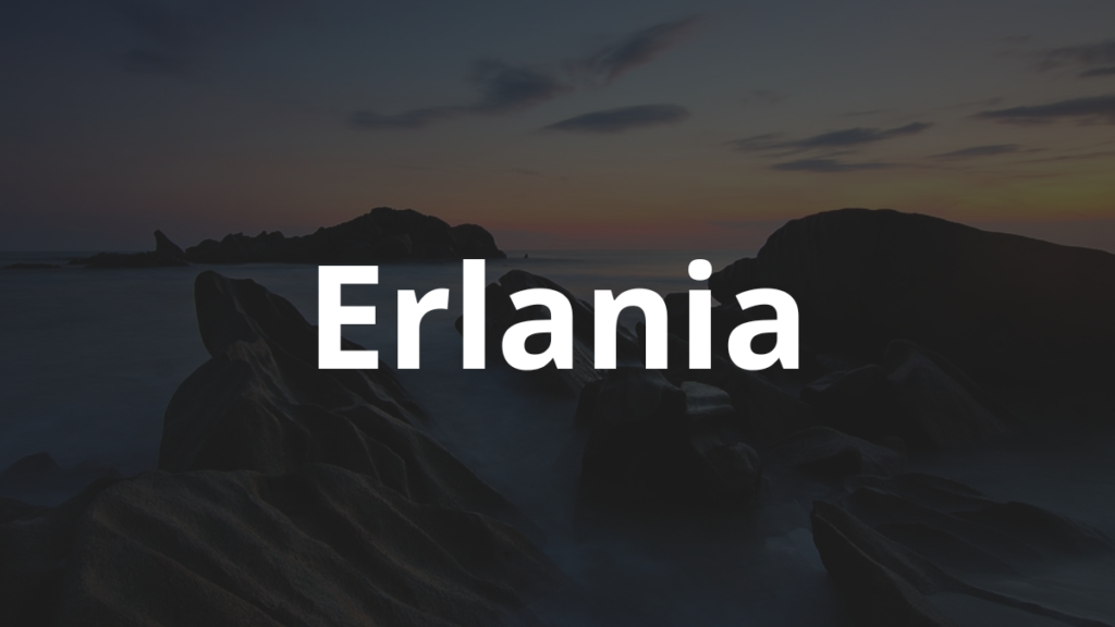 Significado do nome Erlania