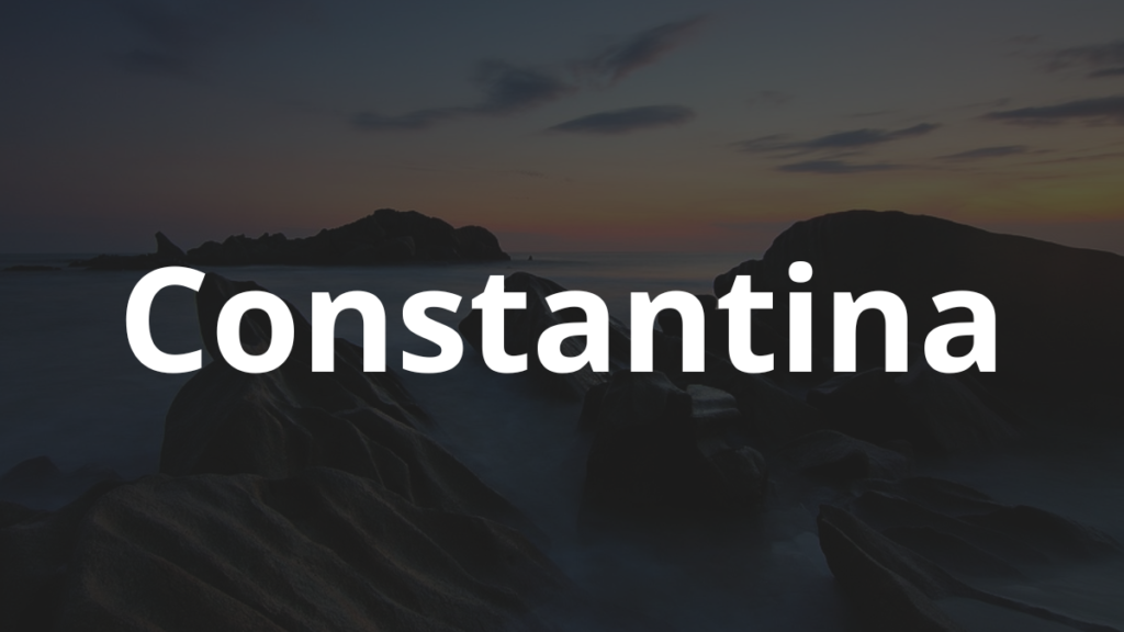 Significado do nome Constantina