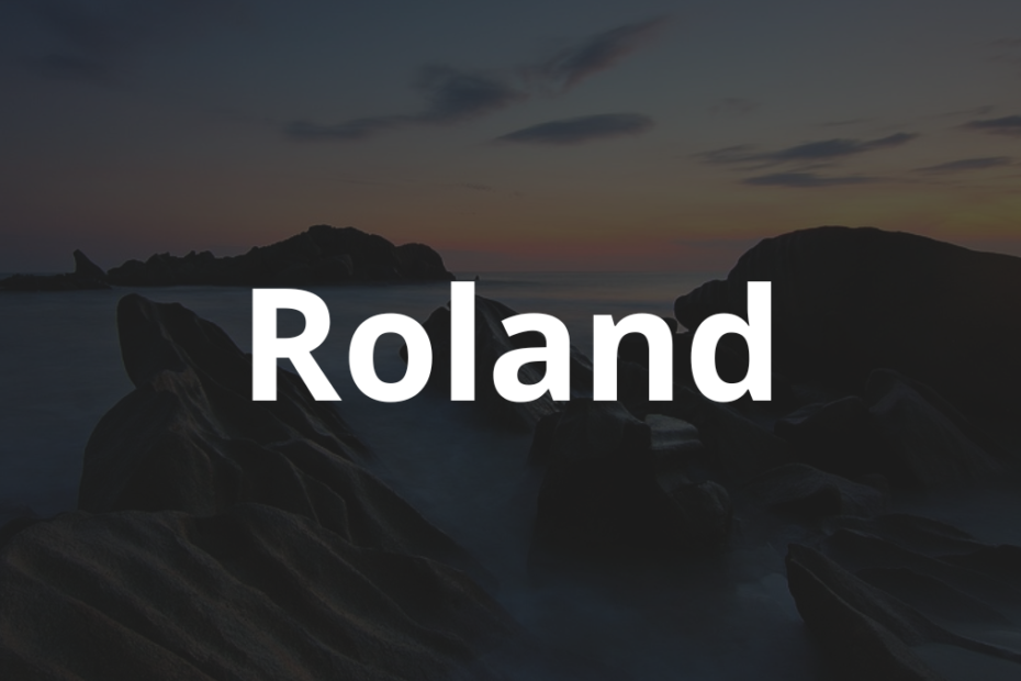 Significado do nome Roland