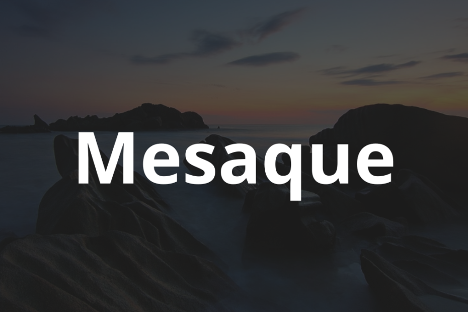 Significado do nome Mesaque