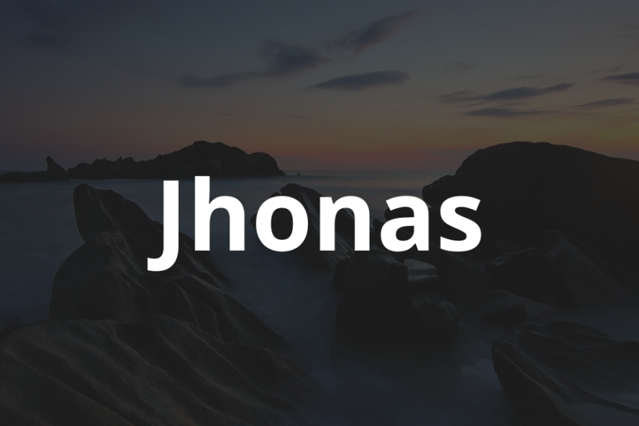 Significado do nome Jhonas