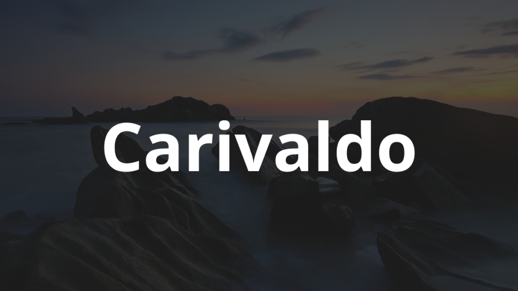 Significado do nome Carivaldo