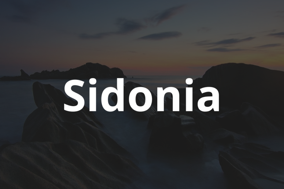 Significado do nome Sidonia: História e origem! 8 Significado do nome Sidonia
