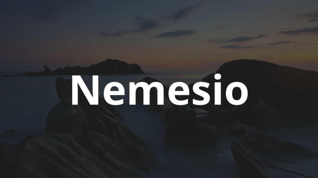 Significado do nome Nemesio: História e origem! 1 Significado do nome Nemesio
