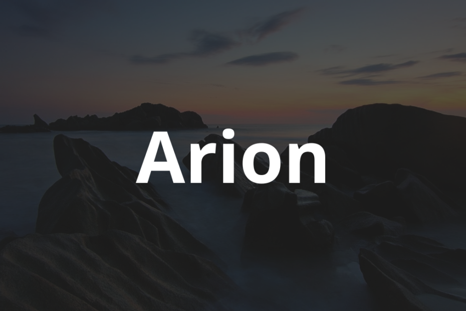 Significado do nome Arion: História e origem! 9 Significado do nome Arion