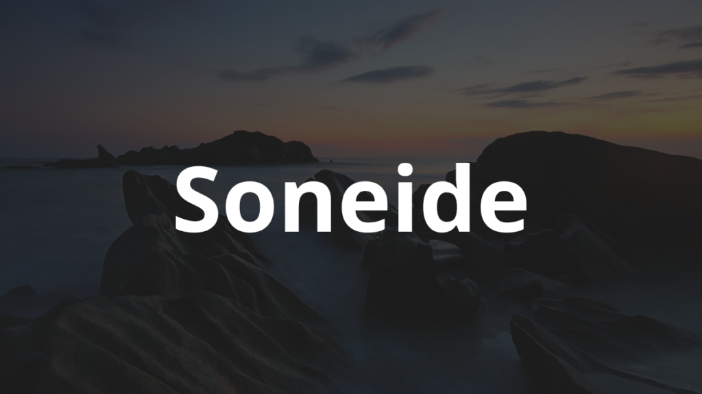 Significado do nome Soneide