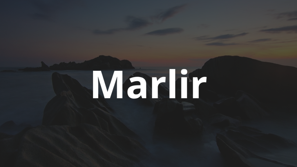 Significado do nome Marlir: História e origem! 1 Significado do nome Marlir