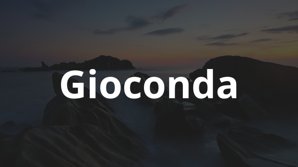 Significado do nome Gioconda