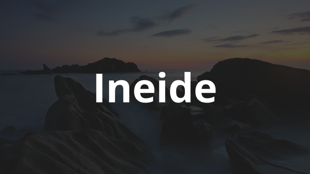 Significado do nome Ineide: História e origem! 1 Significado do nome Ineide