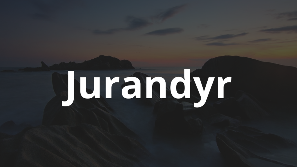Significado do nome Jurandyr