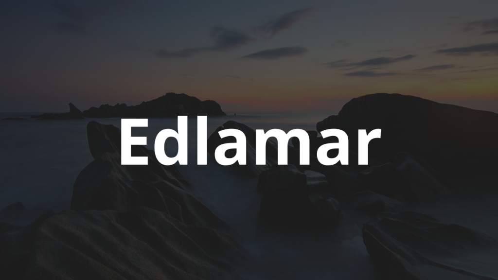 Significado do nome Edlamar