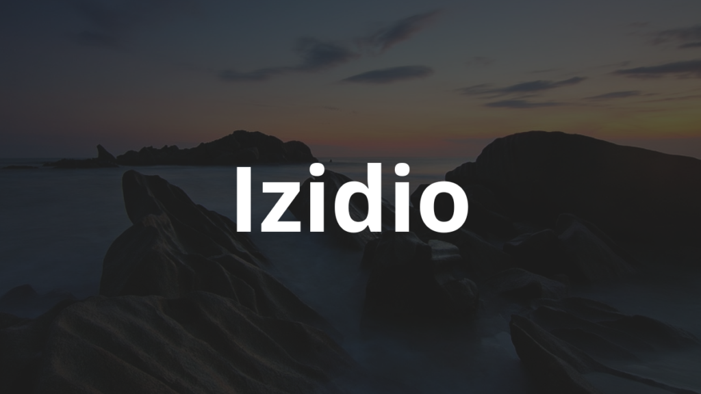Significado do nome Izidio