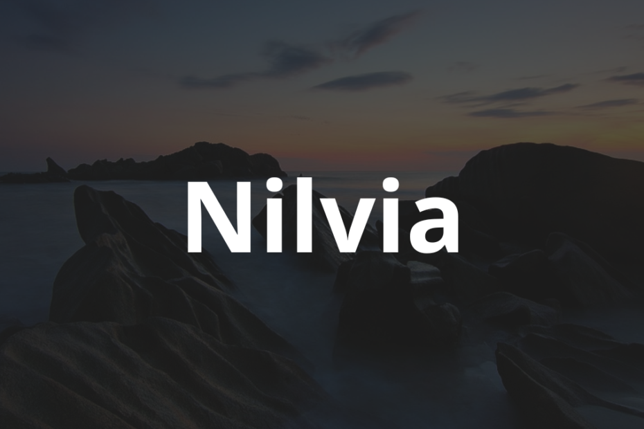 Significado do nome Nilvia: História e origem! 2 Significado do nome Nilvia
