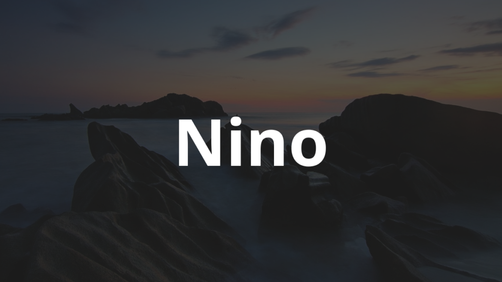 Significado do nome Nino