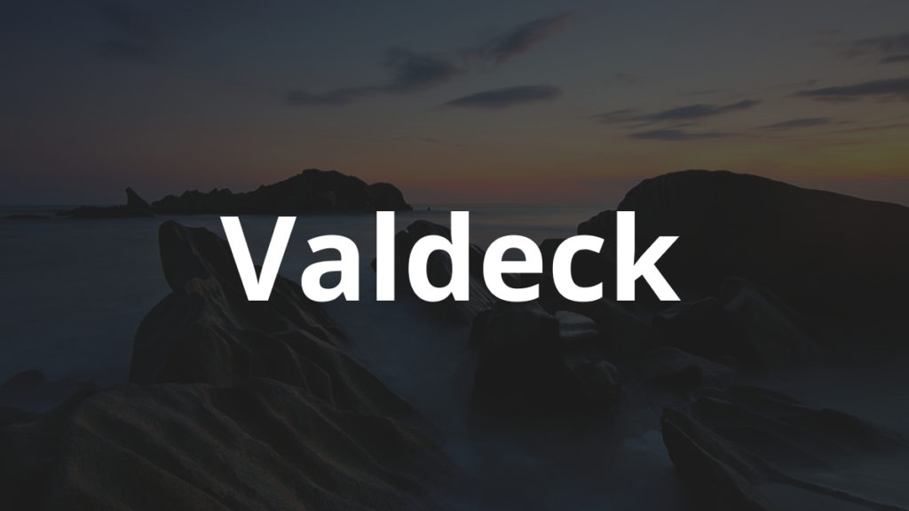 Significado do nome Valdeck: História e origem! 1 Significado do nome Valdeck