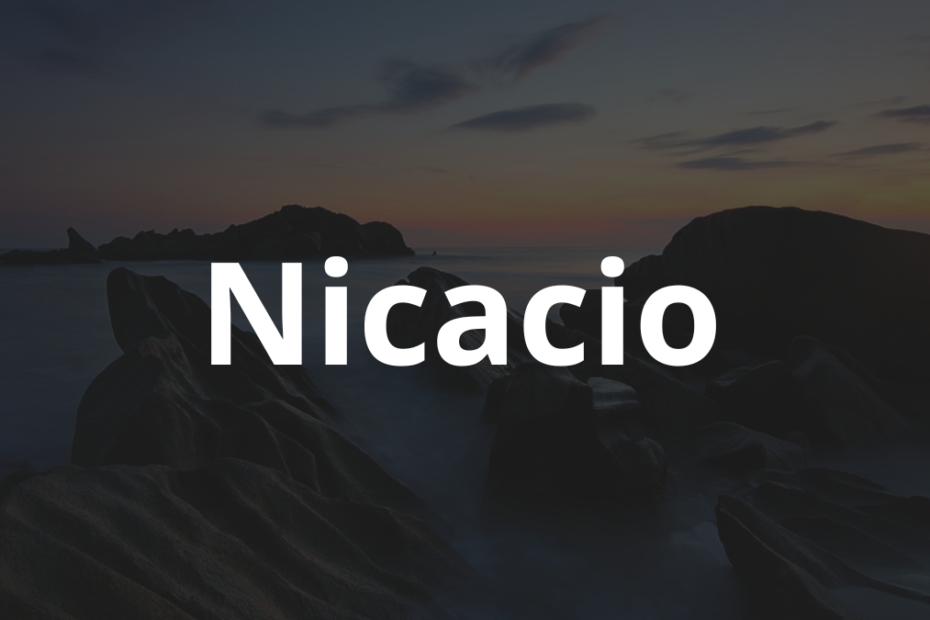Significado do nome Nicacio