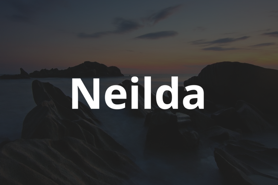Significado do nome Neilda