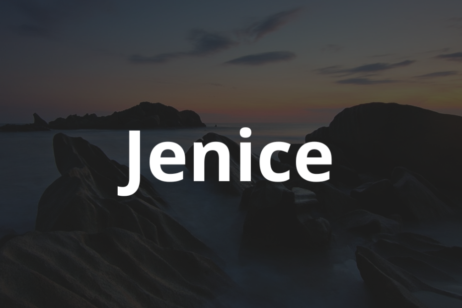 Significado do nome Jenice